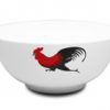 "Rooster" Porcelain Bowl 8"