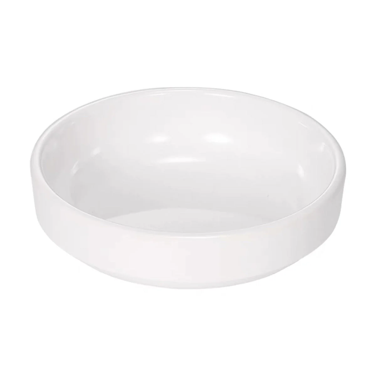 Round Melamine Korean Banchan Side Dish White 4.5"