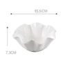 Melamine Flower Shaped Bowl 6"