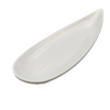 White Melamine Boat Plate 12"