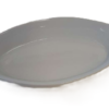 KYL Ceramic Oval Soup Plate White 11"