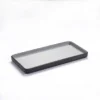 Melamine Rectangular Deep Plate,Two Toned Grey 7.5"(25-116)