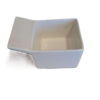 R/C Ceramic Square Bowl W/Handle 3.25"(BE12638)