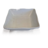 R/C Ceramic Scalloped Edge Square Sauce Dish 4"(HY12872)