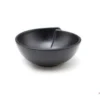Melamine Matte Black Overlap Bowl 4" (YG140111)